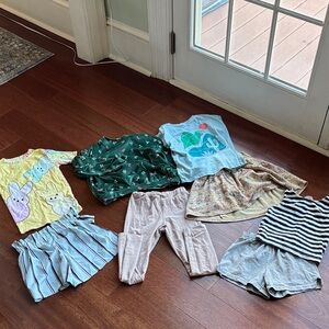 Kids mixed tops and bottoms size 8